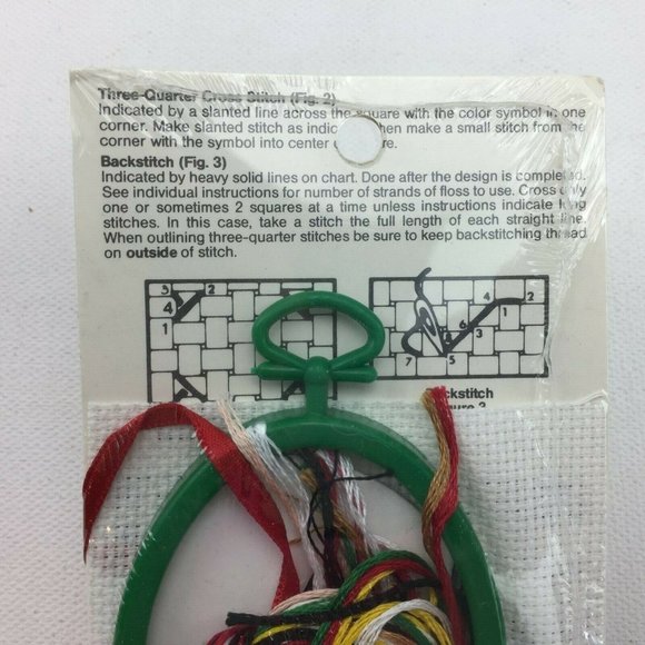 The New Berlin Co. Merry Christmas Ornament Kit Santa Mice Counted Cross Stitch - Picture 5 of 11